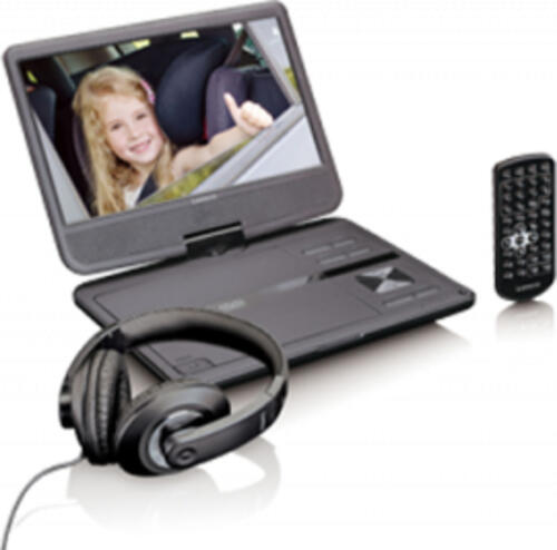 Lenco DVP-1010 Tragbarer DVD-Player Cabrio 25,4 cm (10) 1024 x 600 Pixel Schwarz