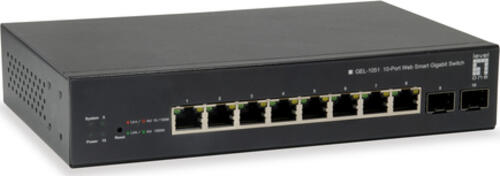 LevelOne GEP-1051 Netzwerk-Switch Managed L2/L3/L4 Gigabit Ethernet (10/100/1000) Power over Ethernet (PoE) Schwarz