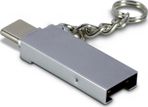 Inter-Tech 88885469 Kartenleser USB 2.0 Type-A/Type-C Eingebaut Zink