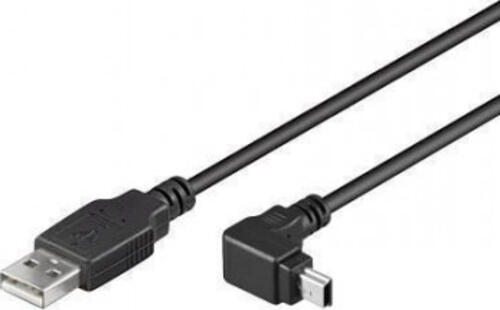 Techly ICOC-MUSB-AA-018ANG USB Kabel 1,8 m USB 2.0 USB A Mini-USB B Schwarz