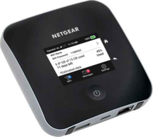 NETGEAR Nighthawk M2 Mobiler WLAN Router / 4G LTE Router MR2100 (bis zu 2 GBit/s Download-Geschwindigkeit, LTE Cat20 Hotspot für 20 Geräte, WiFi überall nutzen, für jede SIM-Karte freigeschaltet)