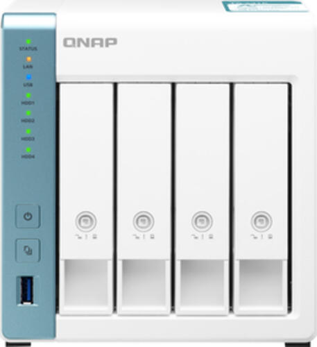 QNAP TS-431K NAS & Speicherserver Tower Ethernet/LAN Weiß Alpine AL-214