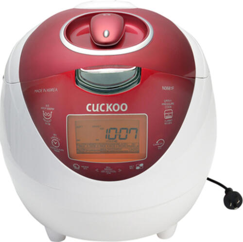 Cuckoo CRP-N0681F Reiskocher 1,08 l Rot, Weiß