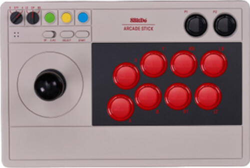 8Bitdo Arcade Stick Grau Bluetooth/USB Joystick Analog / Digital Nintendo Switch, Nintendo Switch Lite, PC