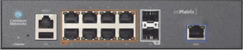 Cambium Networks cnMatrix EX1010-P Managed L2/L3 Gigabit Ethernet (10/100/1000) Power over Ethernet (PoE) 1U Schwarz