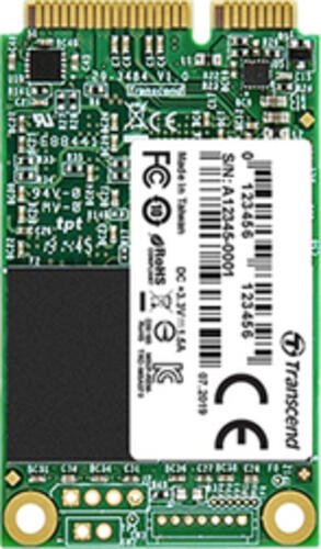 Crucial SO-DIMM  16GB, mSATA 6Gb/s, lesen: 140MB/s, schreiben: 30MB/s, TBW: 45TB