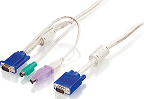 LevelOne 1.8m PS/2 und USB KVM Kabel
