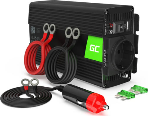 Green Cell INV03DE Netzteil & Spannungsumwandler Automatisch / Innen 500 W Schwarz