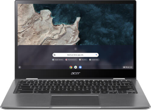 Acer Chromebook R841T-S512 Qualcomm Kryo 468 33,8 cm (13.3) Touchscreen Full HD 4 GB LPDDR4x-SDRAM 64 GB Flash Wi-Fi 5 (802.11ac) ChromeOS Grau