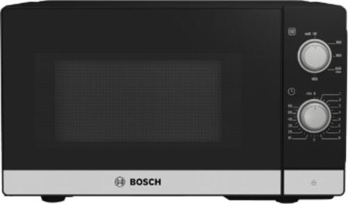 Bosch Serie 2 FFL020MS2 Mikrowelle Arbeitsplatte Solo-Mikrowelle 20 l 800 W Schwarz, Edelstahl