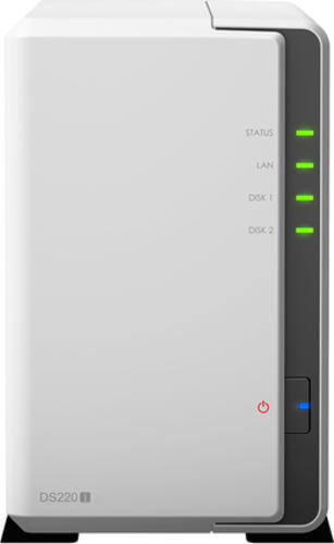 Synology DiskStation DS220J NAS Mini Tower Ethernet/LAN Weiß RTD1296