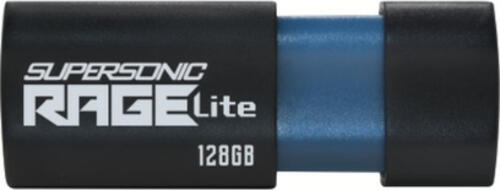 Patriot Memory Supersonic Rage Lite USB-Stick 128 GB USB Typ-A 3.2 Gen 1 (3.1 Gen 1) Schwarz, Blau