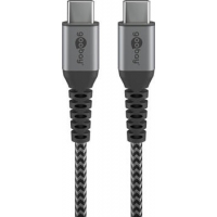 1.0m USB-C-auf-USB-C-Textilkabel