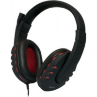 LogiLink HS0033 schwarz/rot Headset,