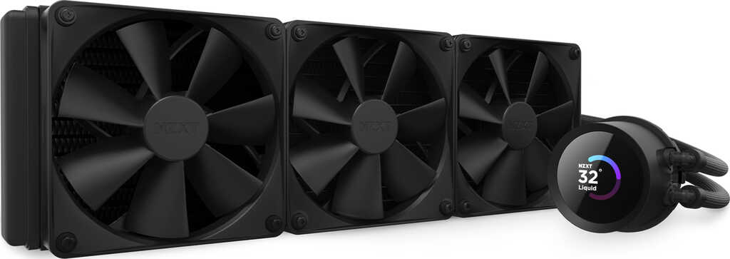 NZXT Kraken 360 Black CPU-L&uuml;fter&comma; 3x 120x120mm&comma; 500-1800rpm&comma;