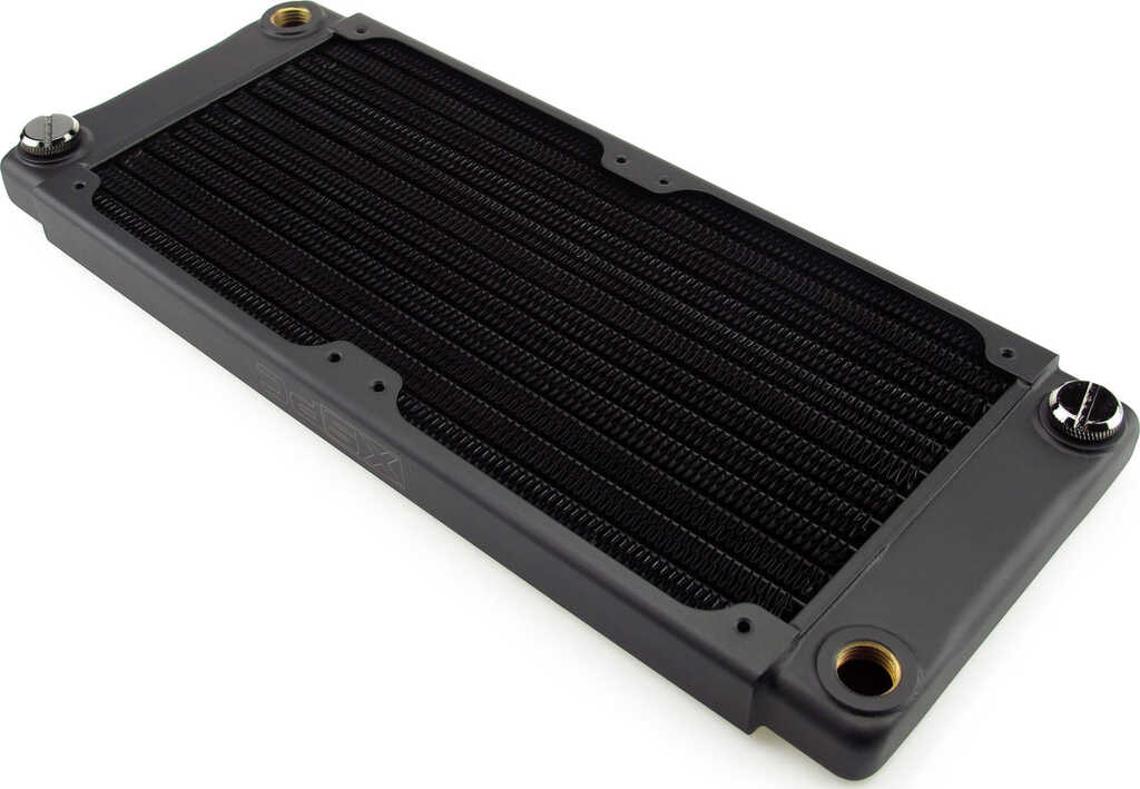 XSPC TX240 Crossflow ultrathin&comma; schwarz