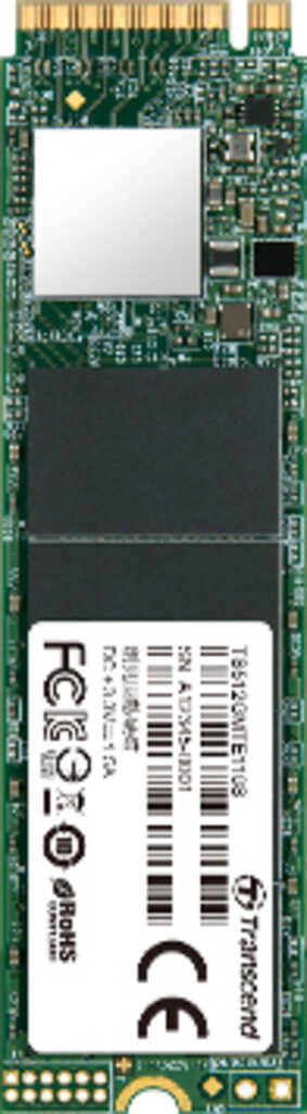 128 GB SSD Transcend PCIe 110S&comma; 80mm M&period;2 PCIe 3&period;0 x4