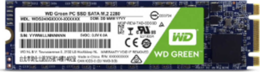 480 GB SSD Western Digital WD Green SATA SSD&comma; M&period;2&sol;B-M-Key