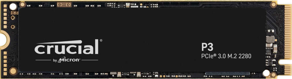 1&period;0 TB SSD Crucial P3 SSD&comma; M&period;2&sol;M-Key &lpar;PCIe 3&period;0 x4&rpar;&comma; lesen&colon;