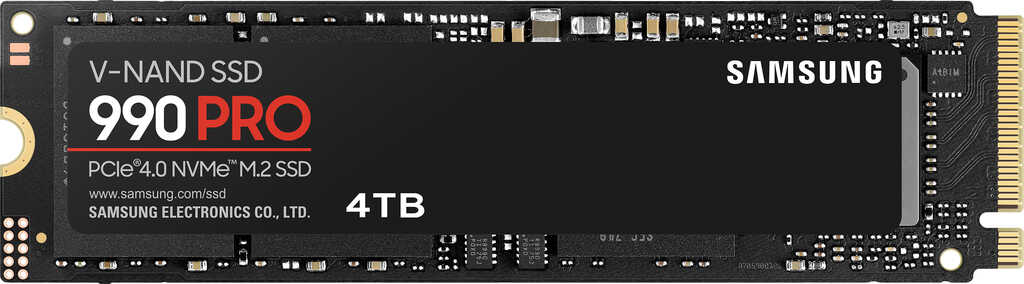 4&period;0 TB SSD Samsung 990 PRO&comma; M&period;2&sol;M-Key &lpar;PCIe 4&period;0 x4&rpar;&comma;