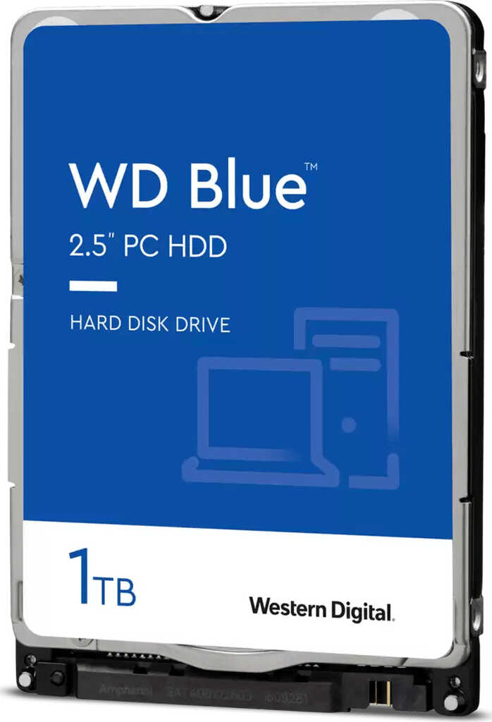 1&period;0 TB HDD WD Blue Mobile SATA 6Gb&sol;s-Festplatte