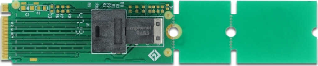 Delock Adapter M&period;2 Key M &gt; SFF-8643 NVMe