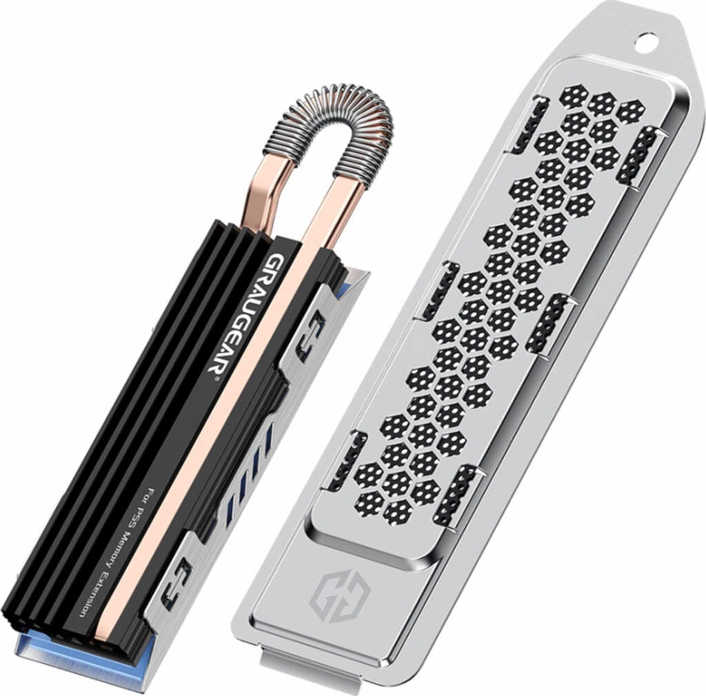 Graugear Heatpipe-K&uuml;hler f&uuml;r PS5 Speichererweiterung&comma;