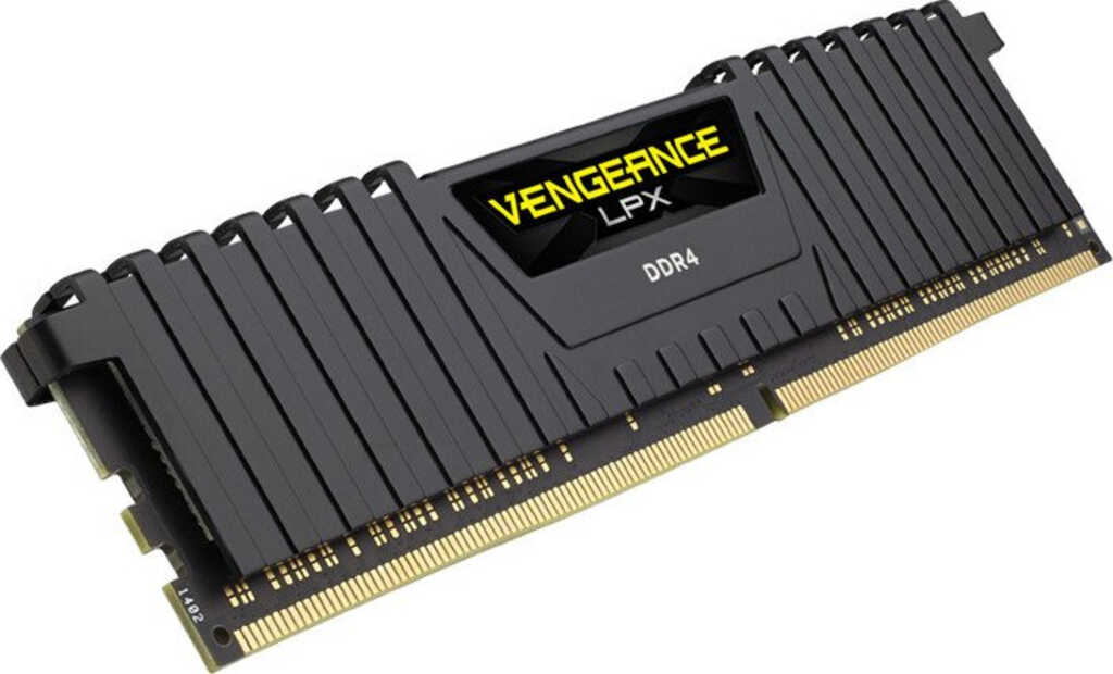 DDR4RAM 16GB DDR4-2666 Corsair Vengeance LPX schwarz&comma;