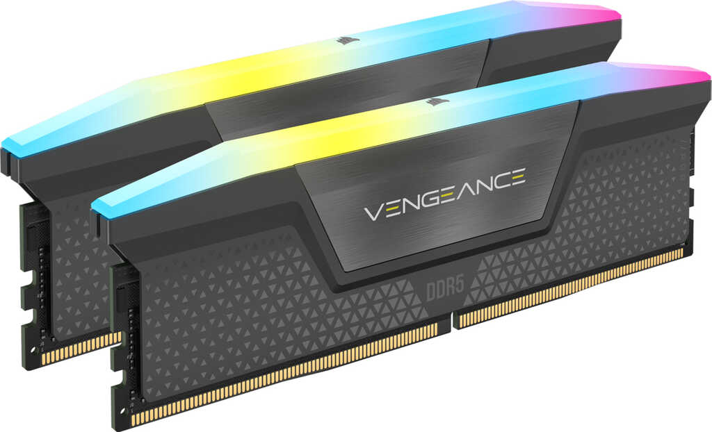 DDR5RAM 2x 16GB DDR5-5200 Corsair Vengeance RGB grau