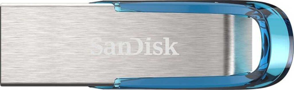 64GB SanDisk Ultra Flair Tropical Blue&comma; USB-A 3&period;0