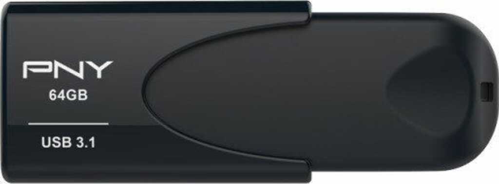 64 GB PNY Attaché 4 3.1 schwarz USB-Stick, USB-A 3.0,