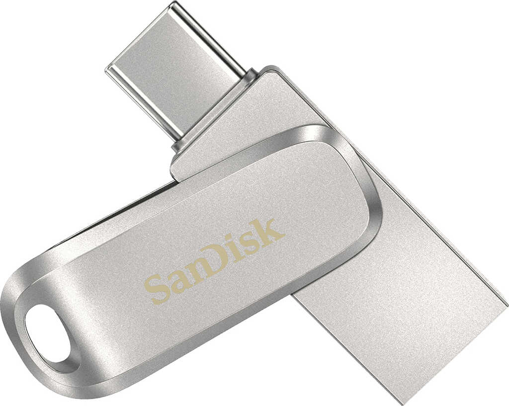 128 GB SanDisk Ultra Dual Drive Luxe USB-Stick&comma; USB-C