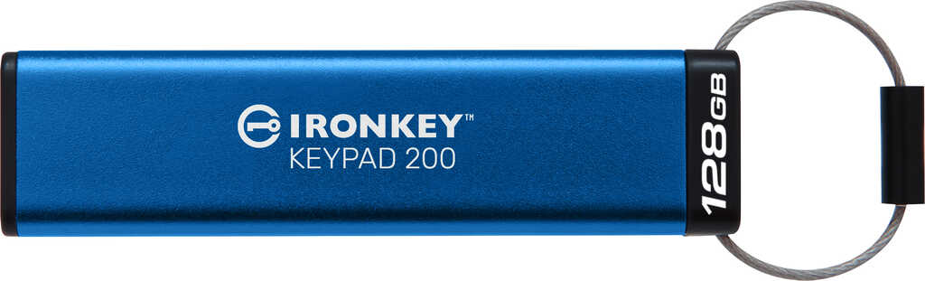 128 GB Kingston IronKey Keypad 200 USB-Stick&comma; USB-A