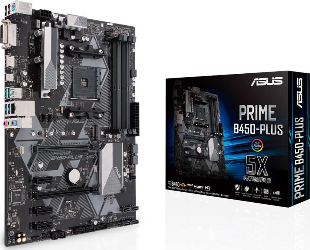 ASUS Prime B450-Plus orange Sockel AM4 ATX-Mainboard