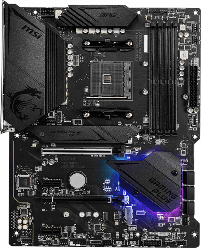 MSI MPG B550 Gaming Plus&comma; ATX Mainboard&comma; 4x DDR4&comma; max&period;