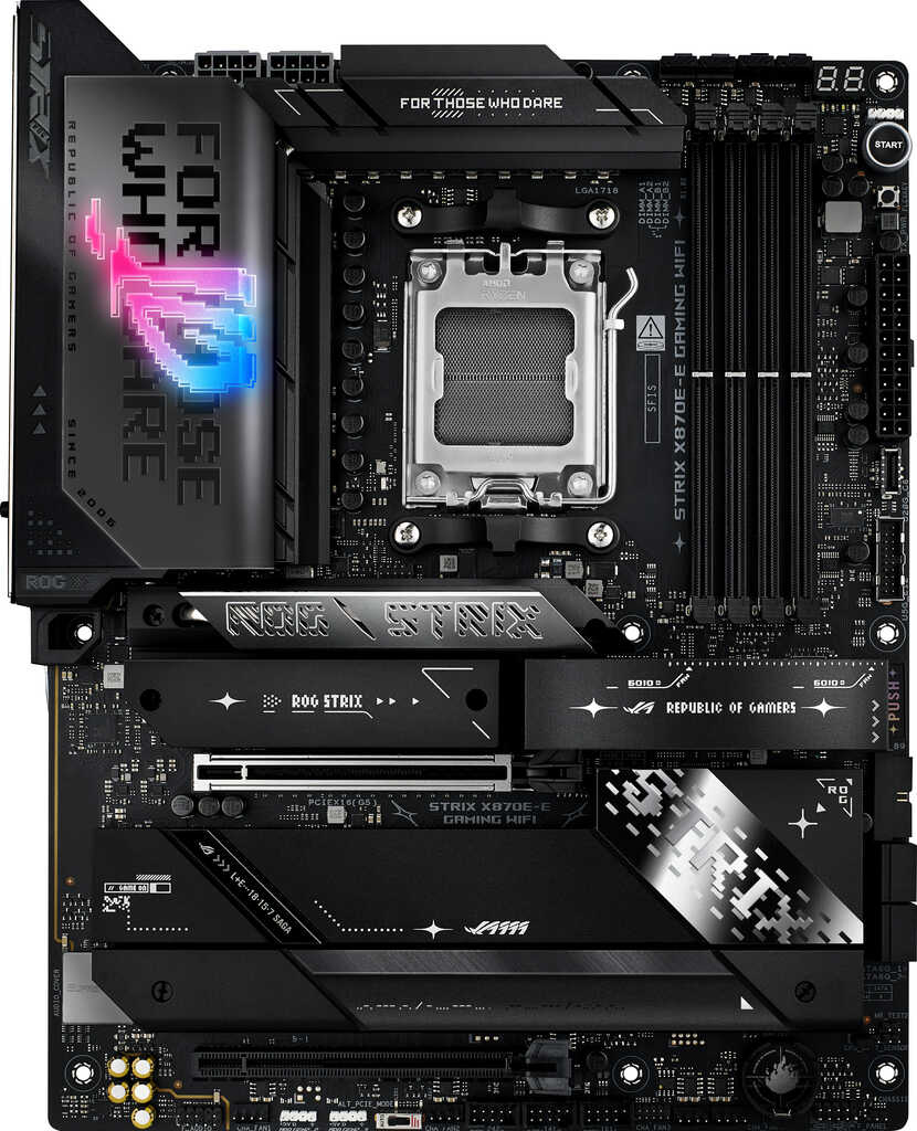 ASUS ROG Strix X870E-E Gaming WIFI&comma; ATX Mainboard&comma; 4x DDR5&comma;