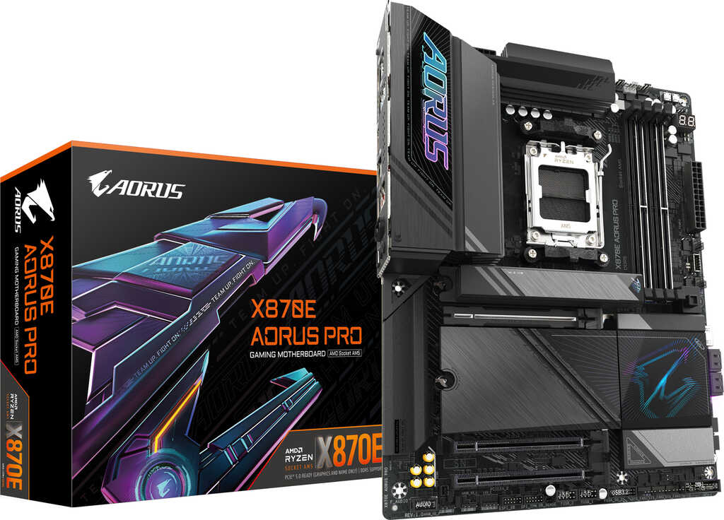 GIGABYTE X870E AORUS Pro&comma; ATX Mainboard&comma; 1x HDMI 2&period;1