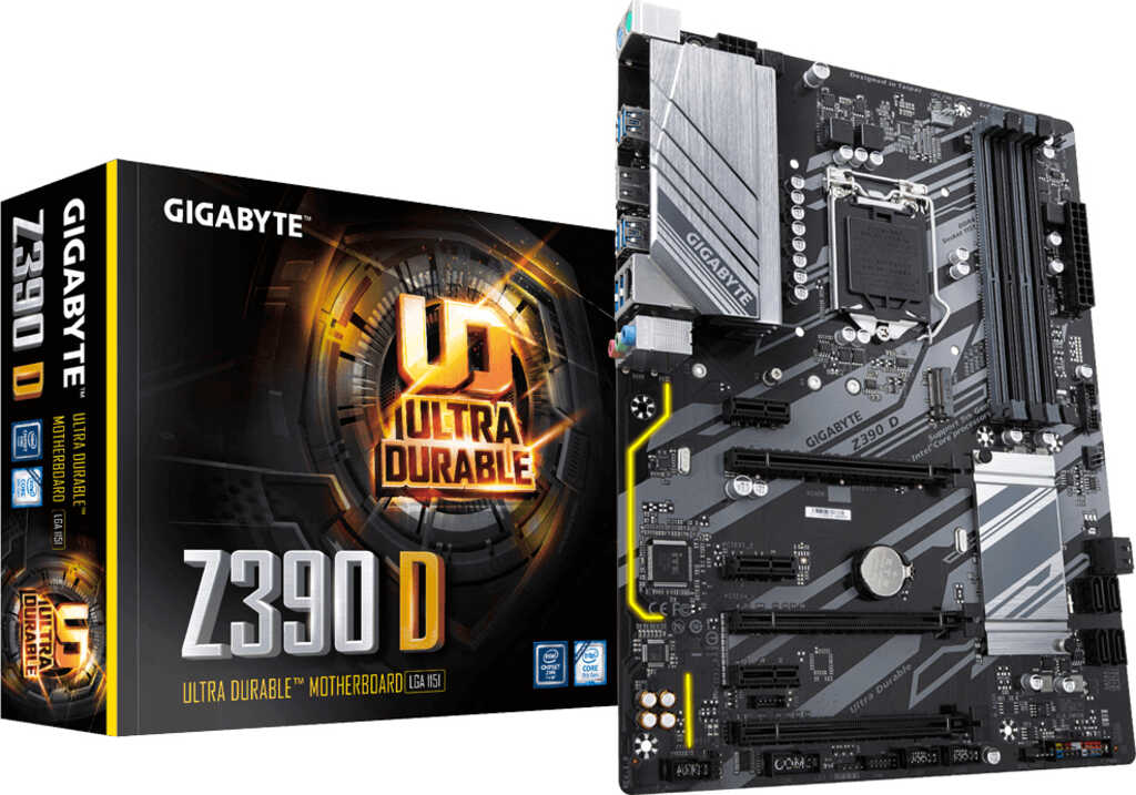 Gigabyte Z390 D ATX Mainboard 4x DDR4 günstig bei csv.de