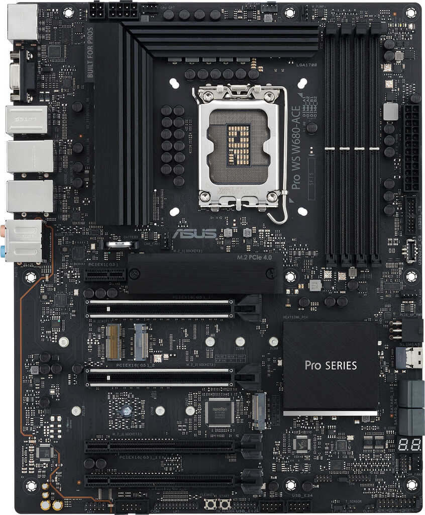 ASUS Pro WS W680-Ace&comma; Sockel 1700&comma; ATX-Mainboard