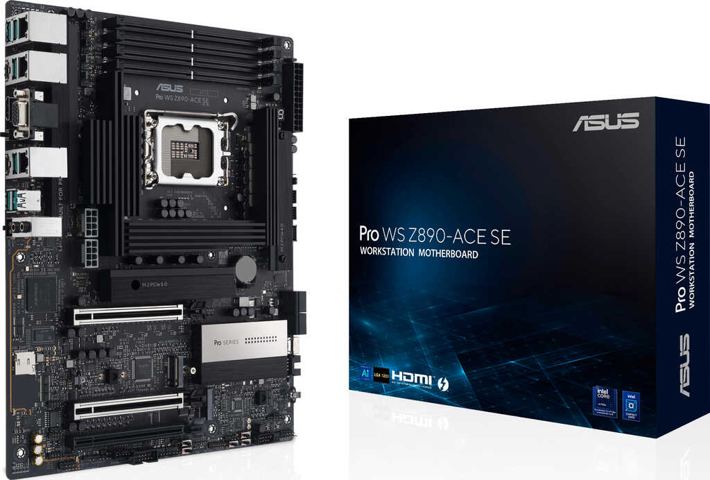 ASUS Pro WS Z890-ACE SE&comma; Sockel 1851&comma; ATX-Mainboard