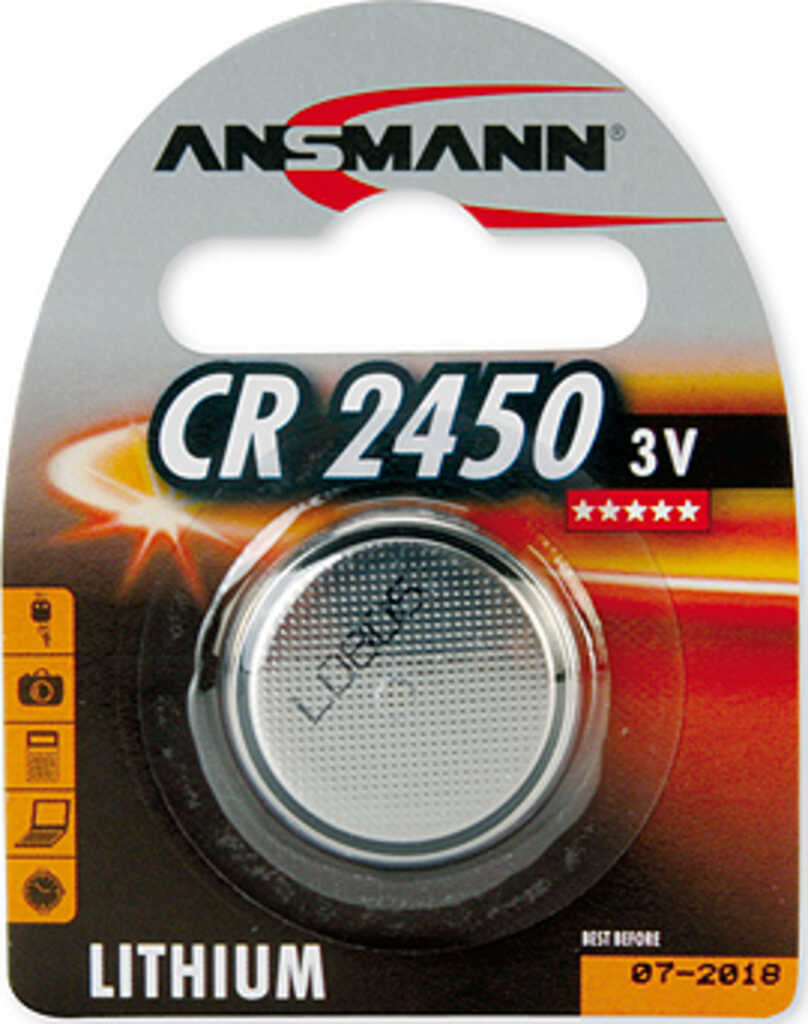 Ansmann Lithium 3V  CR 2450 Knopfzelle