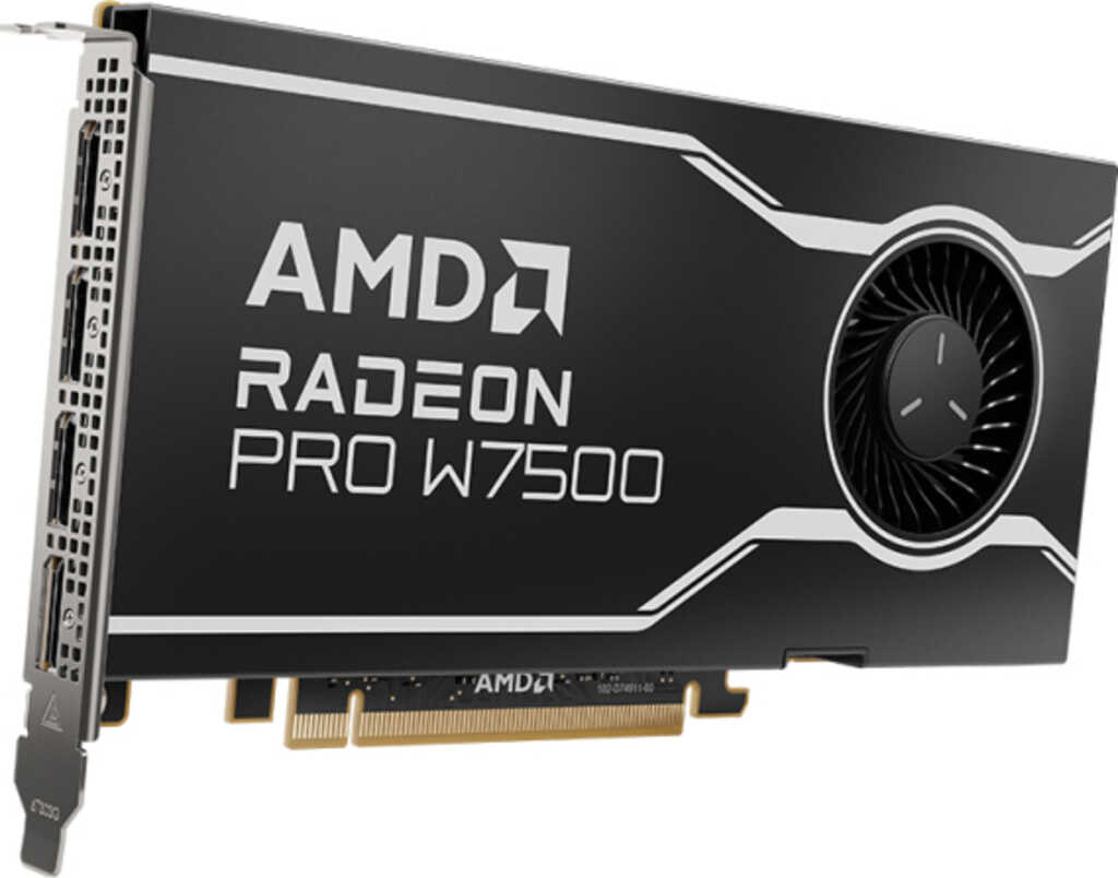 AMD Radeon PRO W7500&comma; 8GB GDDR6 Grafikkarte&comma; 4x DP