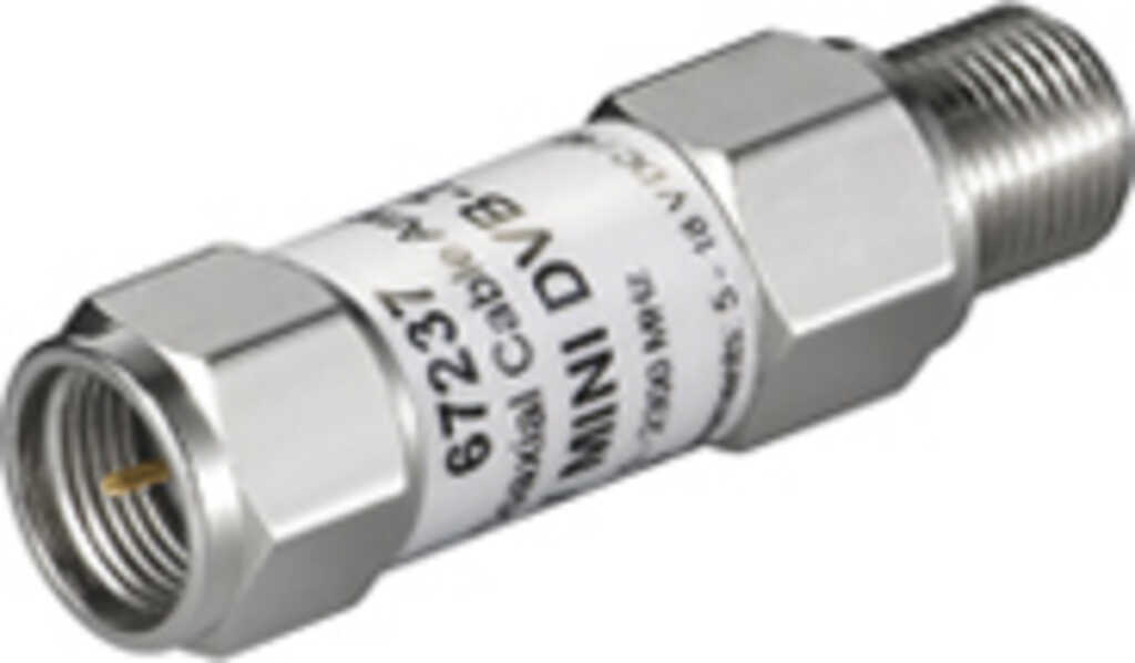 Kabelschnittstellen-&sol;Gender-Adapter F Silber