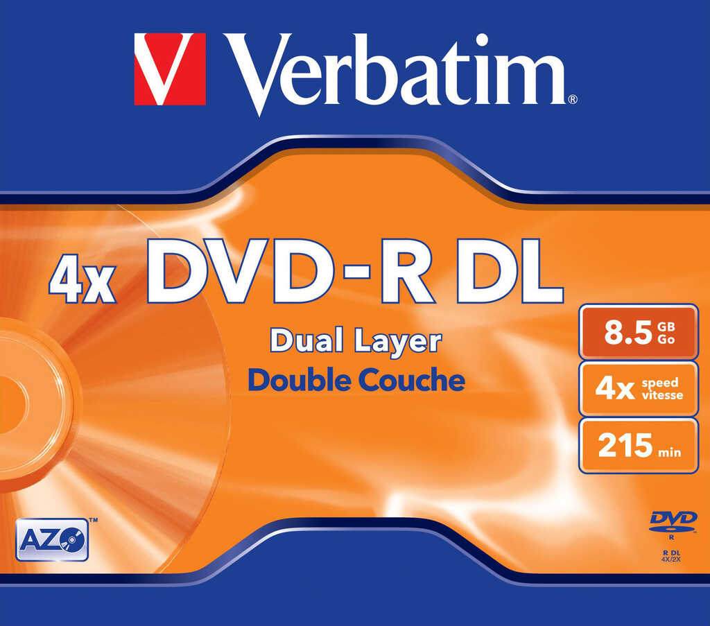 DVD-Rohling Verbatim DVD-R 8&period;5GB DL
