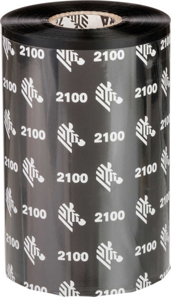 12er-Pack Zebra ZipShip 2100&comma; Thermotransferband&comma; Wachs&comma; 89mm