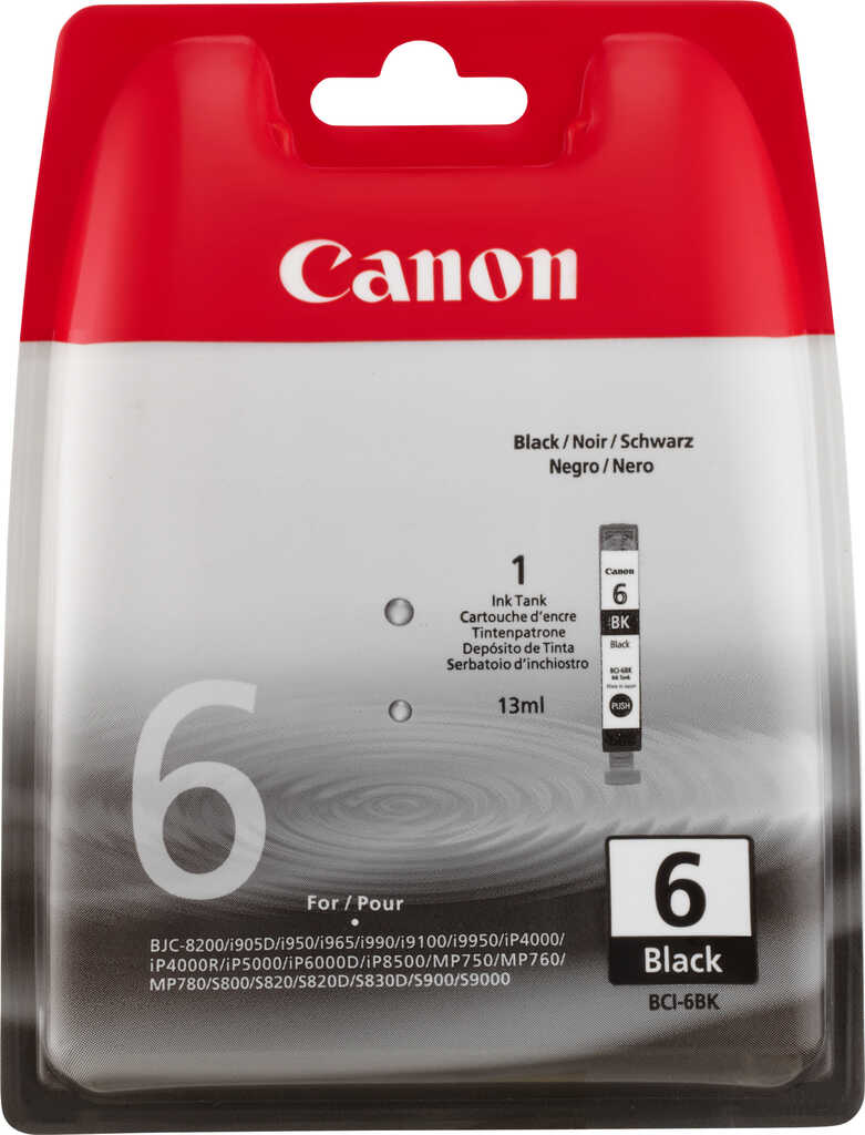 Canon Tinte BCI-6BK schwarz