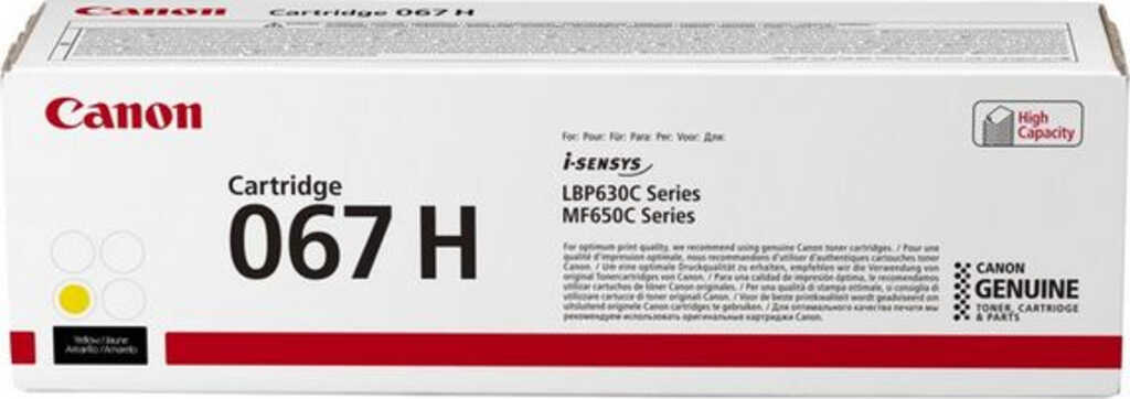 Canon Toner 067H gelb&comma; Original