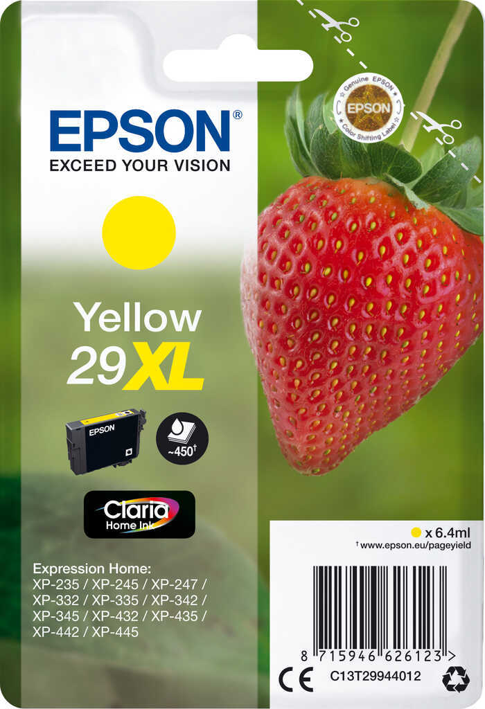 Epson Tinte 29XL gelb&comma; 6&period;4ml