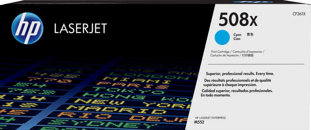 HP Toner 508X cyan hohe Kapazit&auml;t