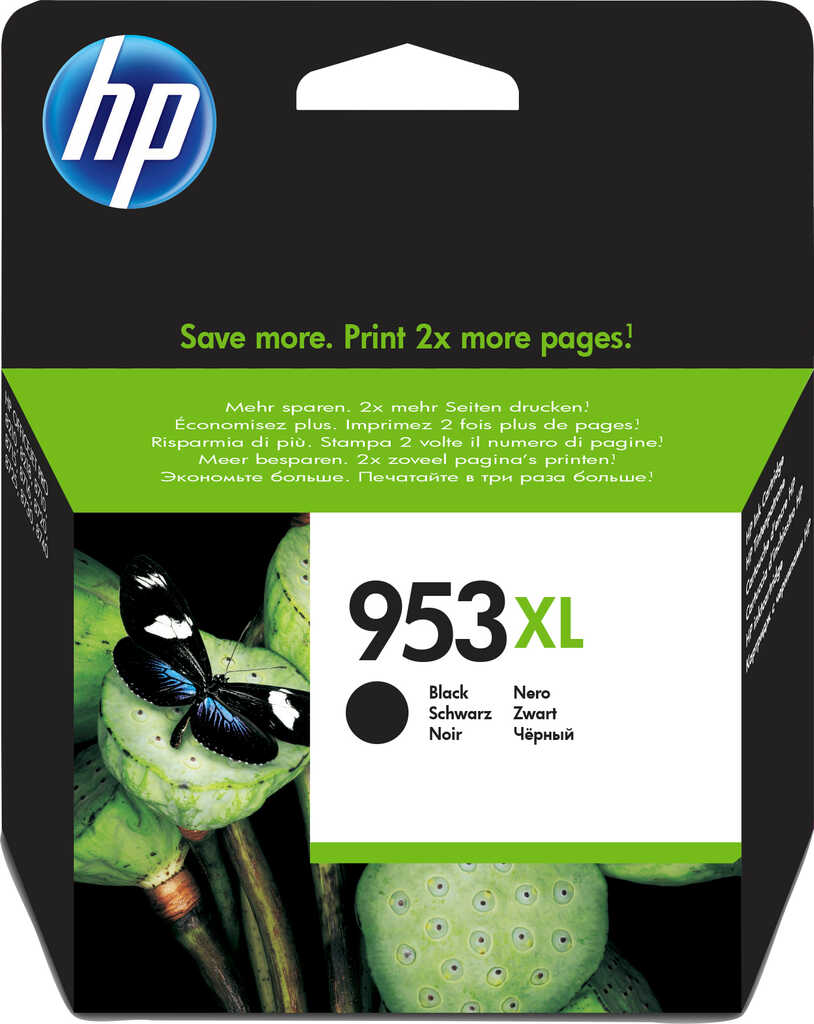 HP 953 XL Tinte schwarz&comma; Original